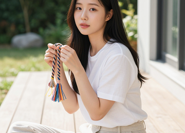여름날의 로프 장난감