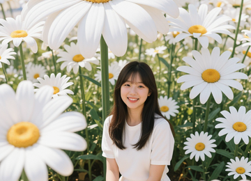 거인 꽃밭의 소녀