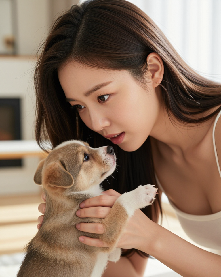 꼬순내에 중독된 소녀