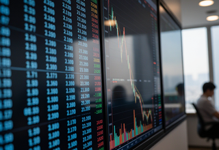 코스피(KOSPI) 지수, 395.02포인트 하락하며 7,656.31로 마감