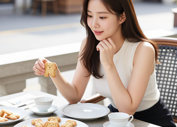 오후의 디저트 타임