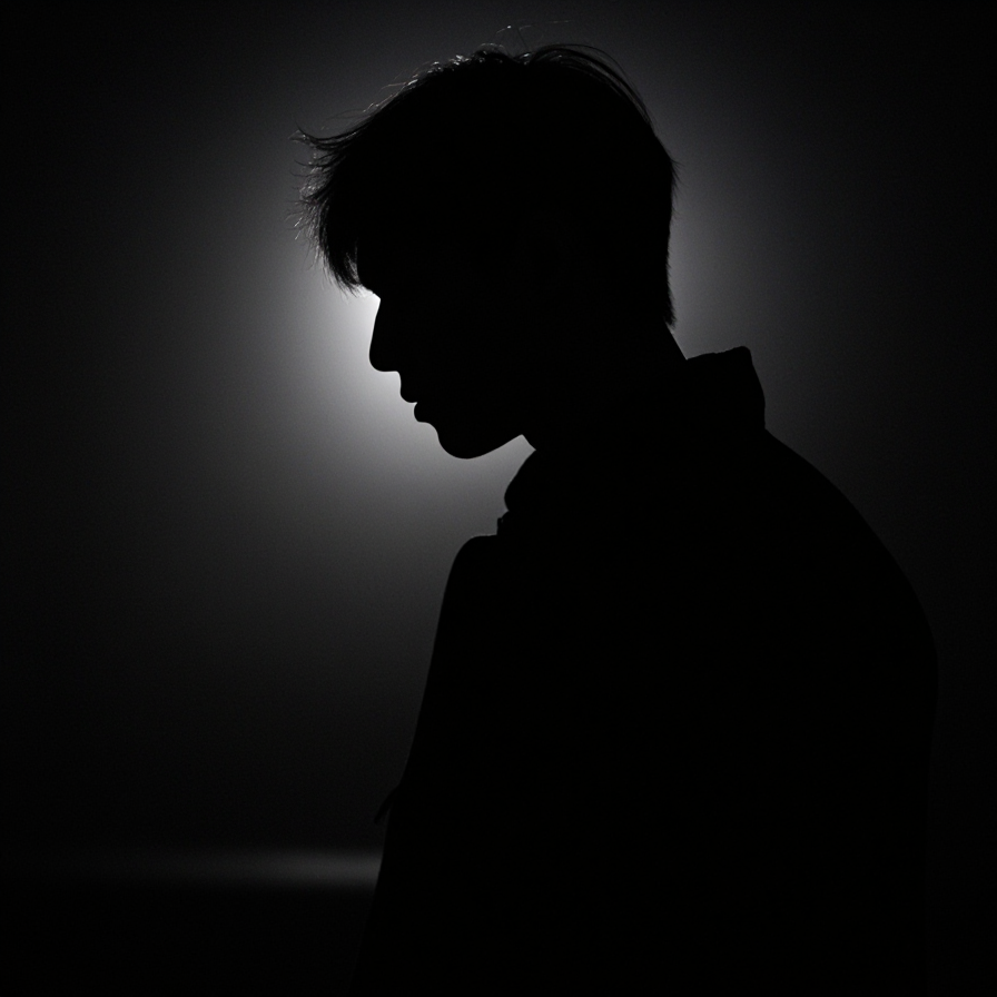 그림자의 실루엣