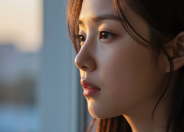 새벽 끝의 시선