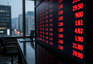 KOSPI 200 주요 종목 종가 현황: 하락세가 두드러진 시장의 단면