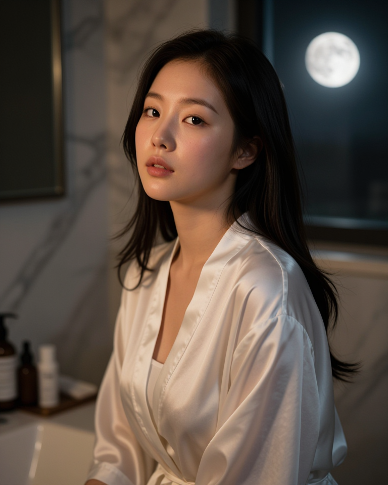 밤의 스킨케어