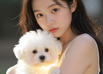 구름 강아지와의 첫 만남