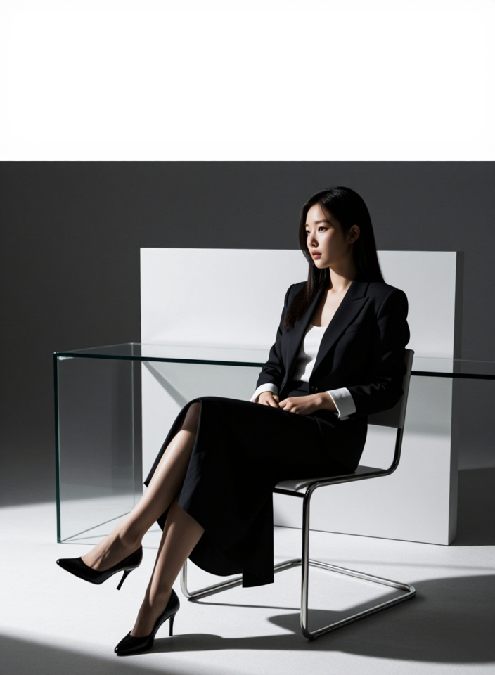 미니멀한 공간의 모델