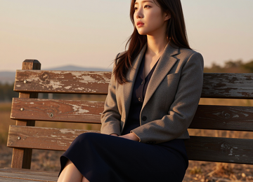 벤치에 앉은 오후