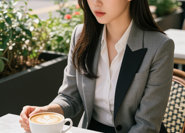 트렌디한 오후의 카페
