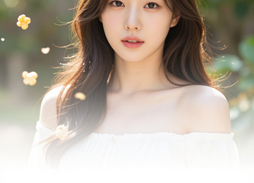 꽃잎과 팝콘의 조화