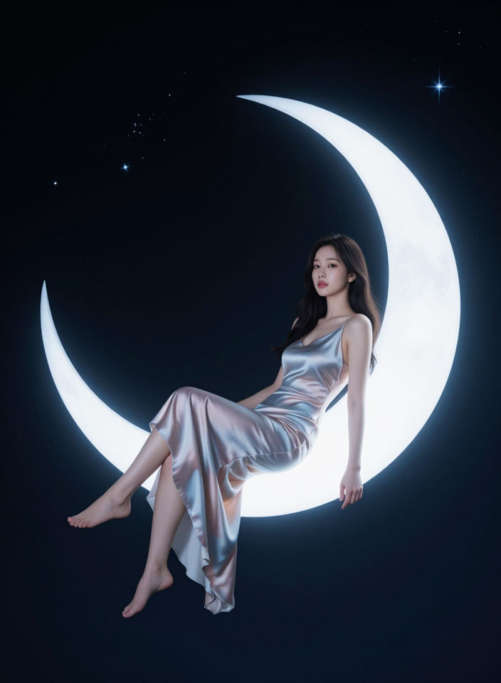 초승달 위의 휴식