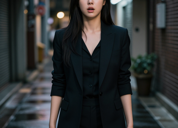 어두운 골목의 조우
