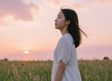 노을빛 조각