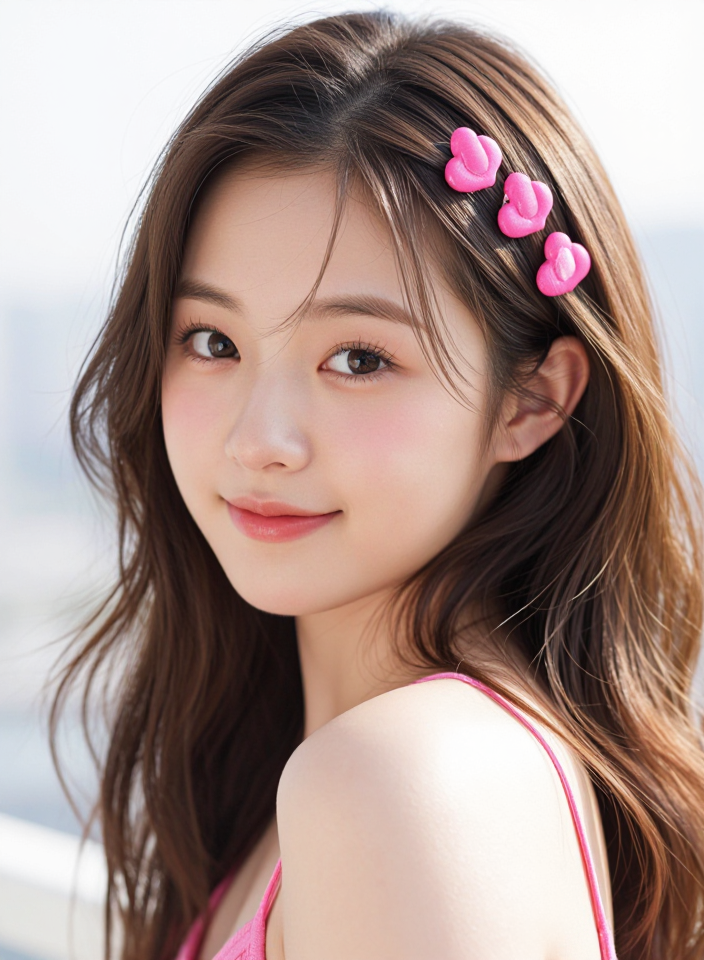 핑크빛 소녀의 하루