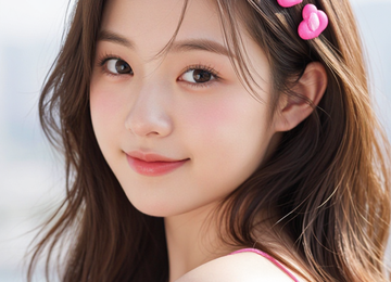 핑크빛 소녀의 하루
