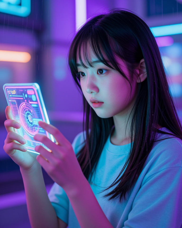 네온의 잔상