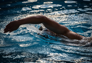 김영범, 아시안게임 남자 자유형 50m 신기록 경신... 3년 만의 기록 돌파