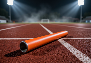 아시안게임 남자 4x100m 계주, 한국 대표팀 바통 터치 실수로 실격