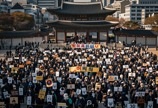 국책은행 본사 서울 이전 반대! 광화문을 가득 채운 노동자들의 외침