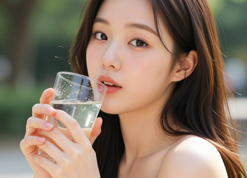 여름날의 청량한 미소