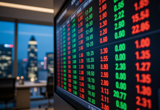 KOSPI 200 주요 종목 종가 및 등락 현황