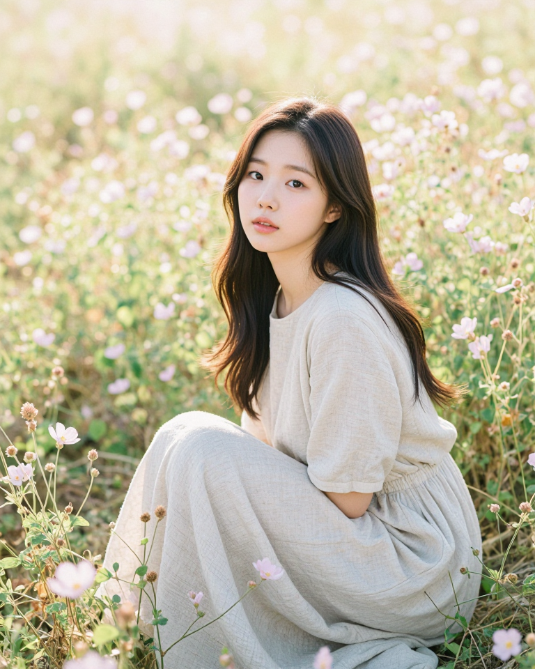 꽃밭의 오후