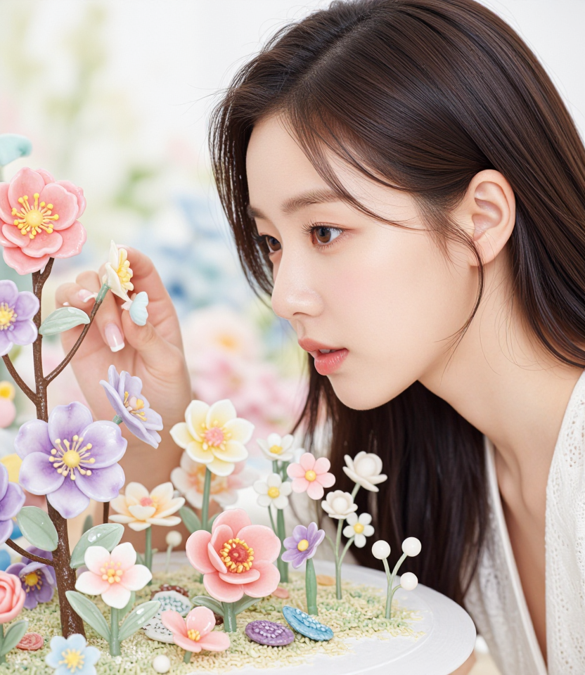 설탕 꽃 정원