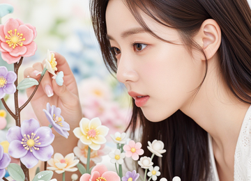 설탕 꽃 정원
