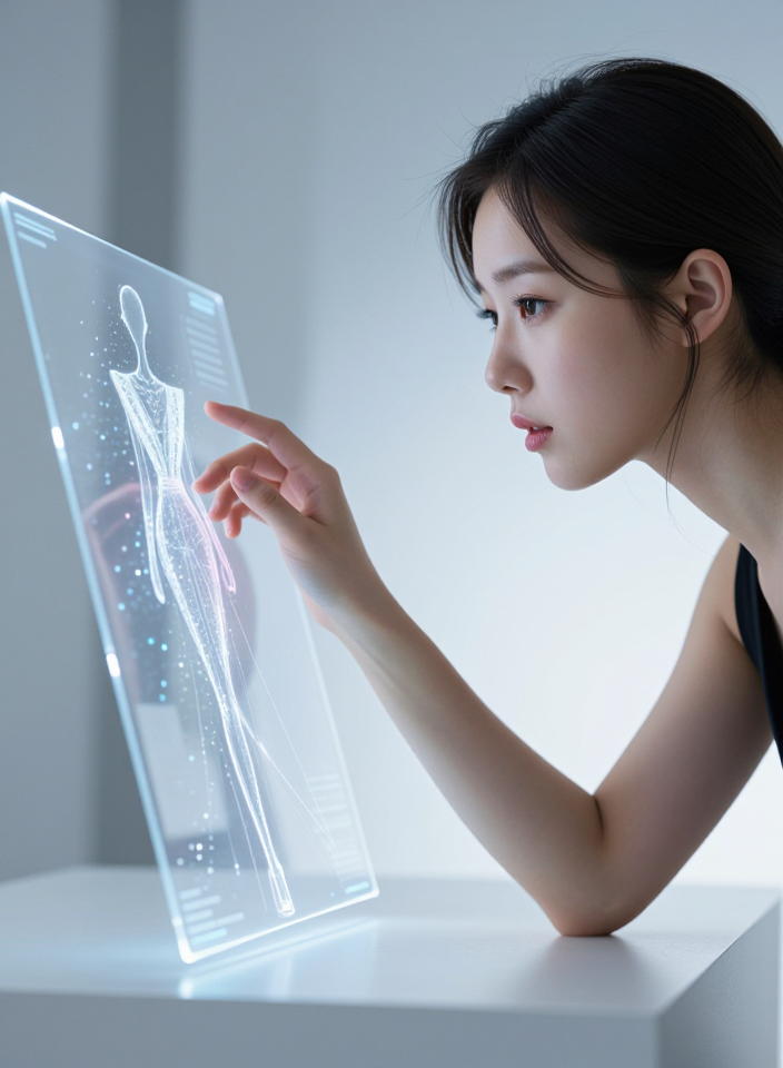 홀로그램 패션 스케치