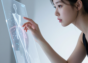 홀로그램 패션 스케치