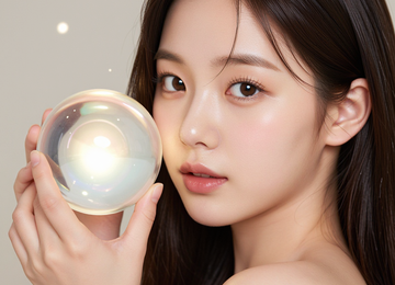 빛나는 구슬을 든 소녀