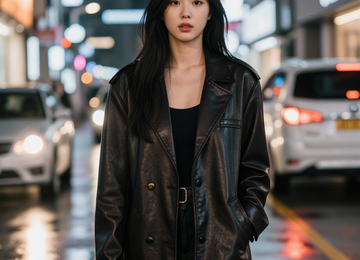 도시의 밤과 그녀