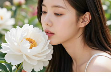 꽃향기를 맡는 순간