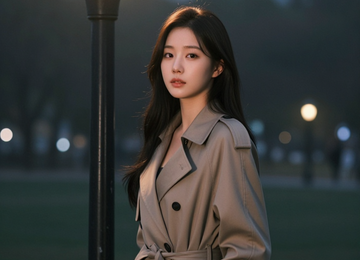 비 내리는 서울의 밤