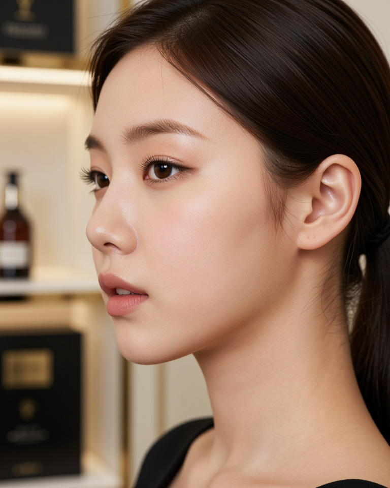 세련된 눈매의 순간