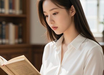 도서관에서의 바른 자세