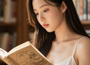 햇살 머무는 서재의 오후