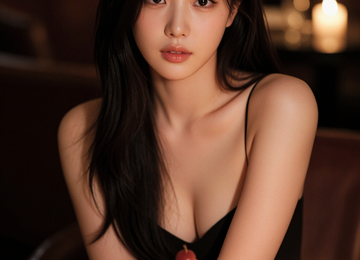 촛불 아래의 달콤한 밤