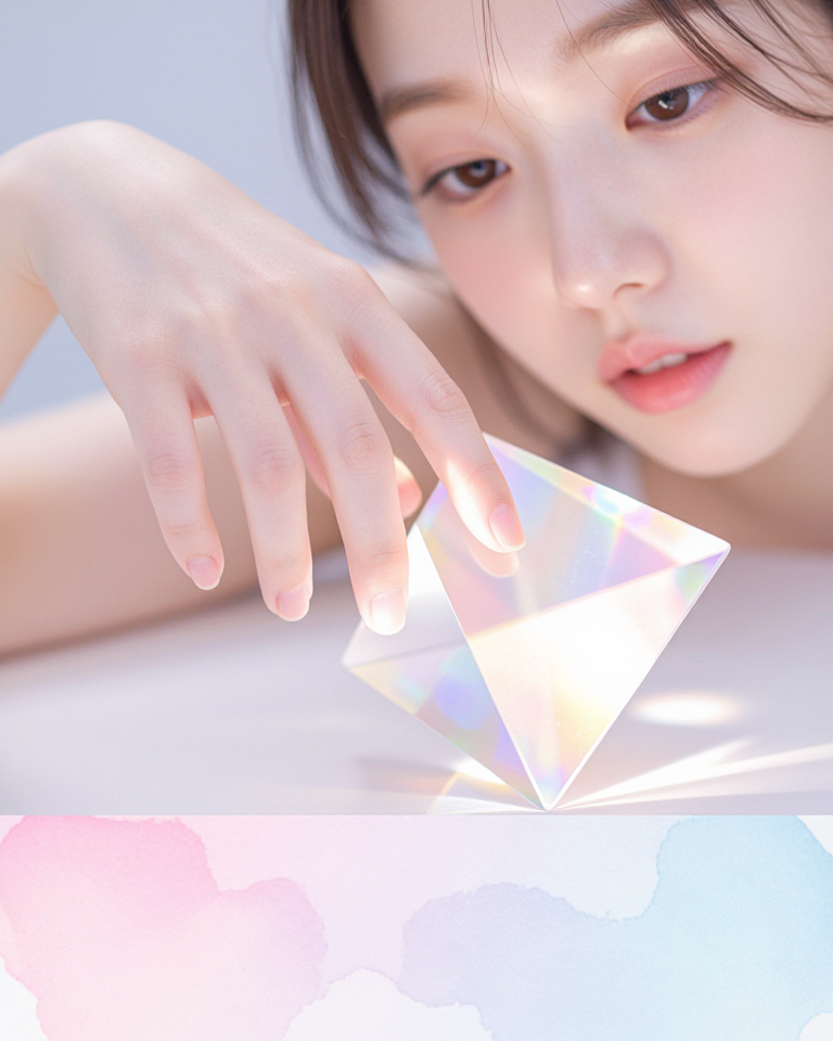 몽환적인 빛의 잔상