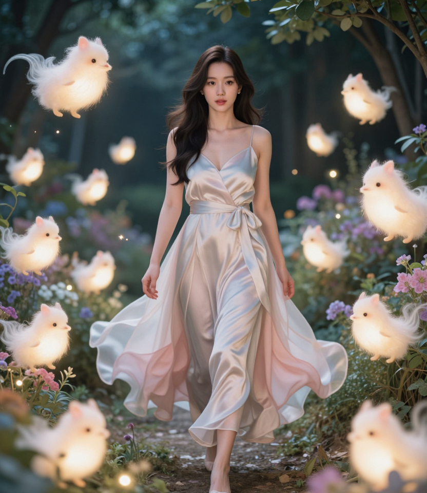 빛나는 정원의 산책자
