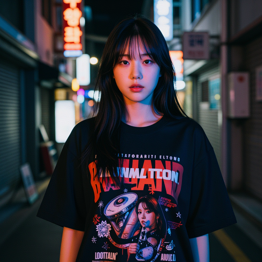 밤거리의 그래픽