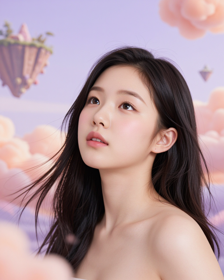 하늘을 담은 소녀
