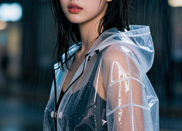 비 내리는 도시의 모델