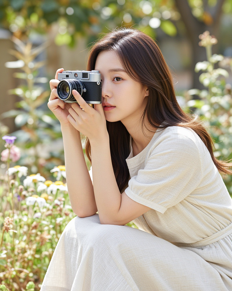 카메라를 든 소녀