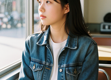 빈티지 카페의 오후