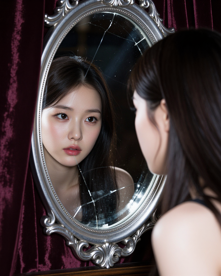 거울 너머의 시선