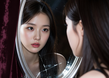 거울 너머의 시선