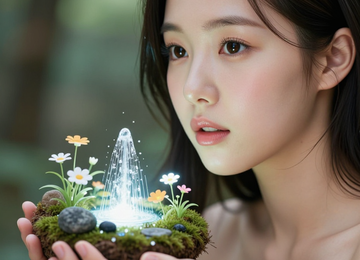 손바닥 위의 작은 정원