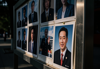 베이징 북한 대사관 게시판의 변화: 김정은과 딸의 사진 등장