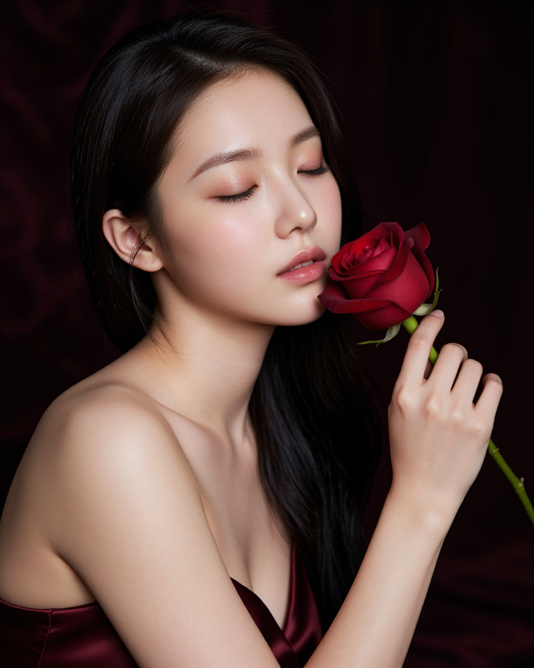 붉은 꽃의 숨결